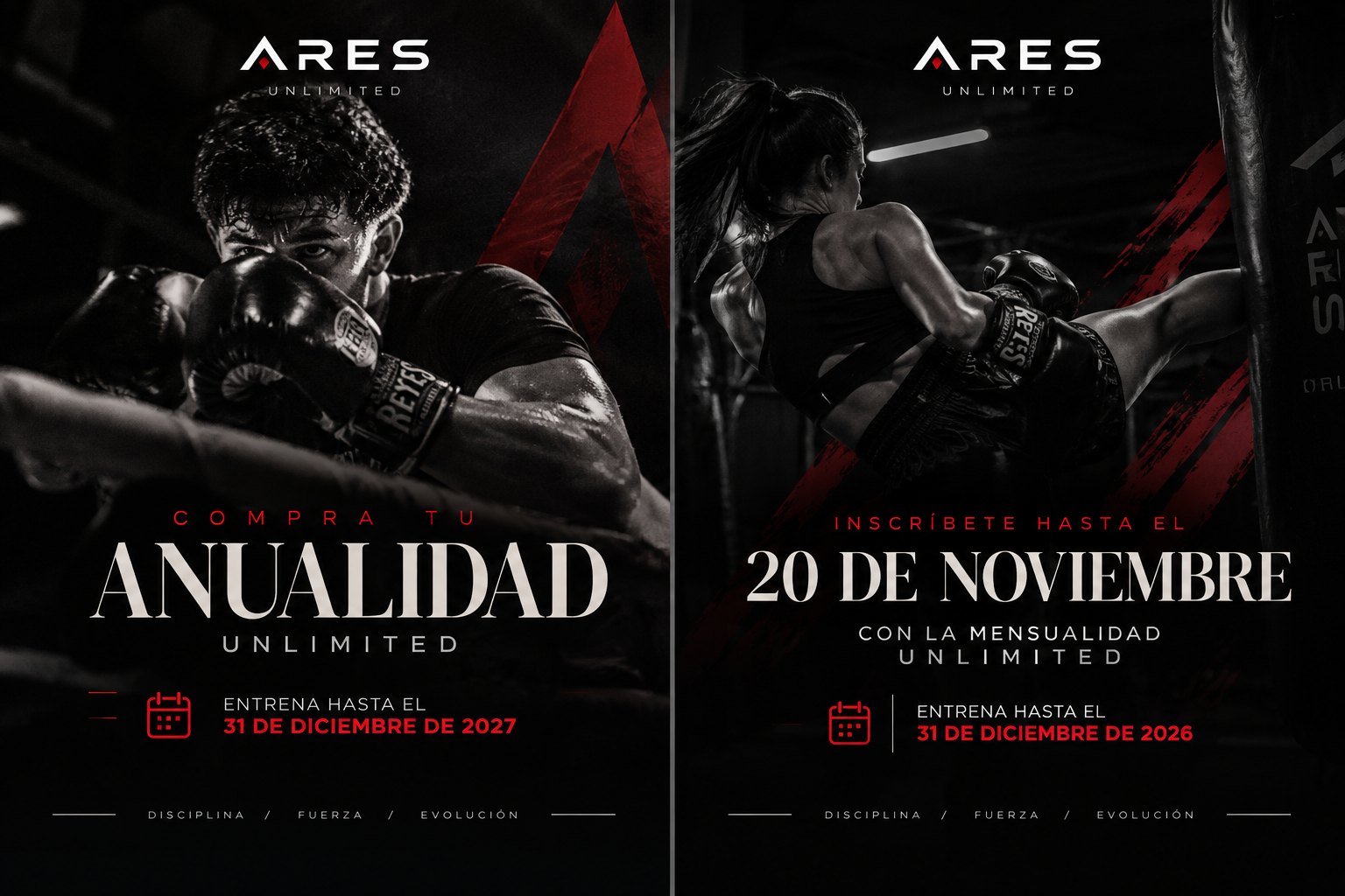 Compra tu anualidad Unlimited y entrena hasta el 31 de diciembre de 2027